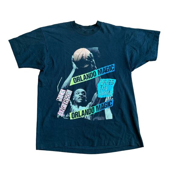 Nick Anderson Orlando‎ Magic NBA VINTAGE 90s Magic Johnson T's Size XL